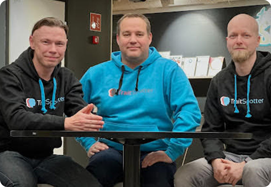 Founders of company. Tomi, Jani and Jussi